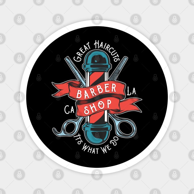 Fresh Cuts Only: The Barber’s Creed Magnet by Steve